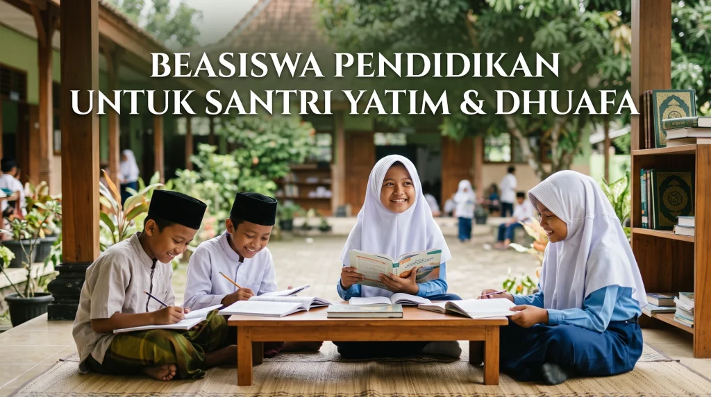Beasiswa Pendidikan untuk Santri Yatim dan Dhuafa