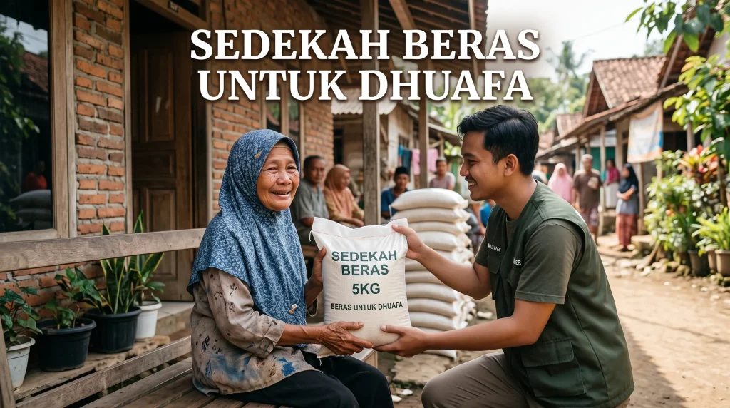 Sedekah Beras untuk Dhuafa