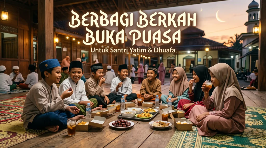Buka Puasa untuk Santri Yatim dan Dhuafa